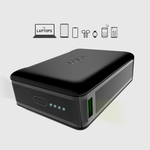 Powerbank SBS 20000mAh 65W PD AFC USB-C USB-A do laptopa, tabletu, smartfona - czarny