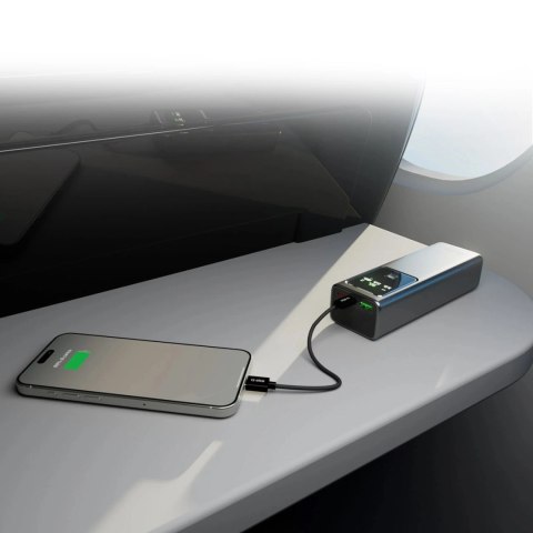 Powerbank SBS 20000mAh PD 100W z wyświetlaczem LCD - szary Powerbank SBS 20000mAh PD 100W z wyświetlaczem LCD - szary