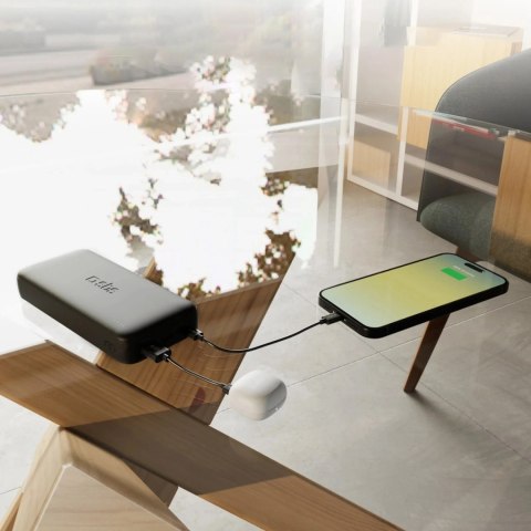 Powerbank SBS Infinity 20000mAh 10W LiFePo₄ USB-A USB-C - czarny
