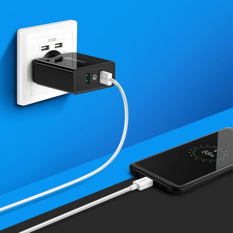 Ugreen ładowarka sieciowa 2xUSB-A 36W QC3.0 czarna (CD161) Ugreen ładowarka sieciowa 2xUSB-A 36W QC3.0 czarna (CD161)
