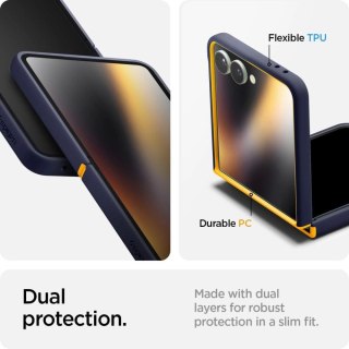 Etui Nano Pop Mag MagSafe na Samsung Galaxy Z Flip 7 - granatowo-żółte