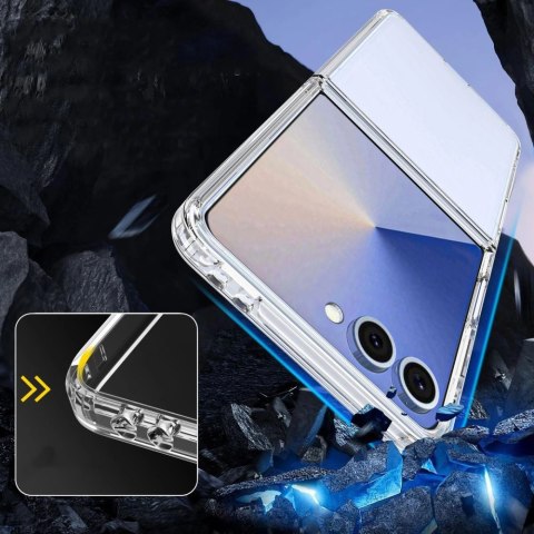 Etui Tech-Protect FlexAir Hybrid na Samsung Galaxy Z Flip 7 - przezroczyste Etui Tech-Protect FlexAir Hybrid na Samsung Galaxy Z Flip 7 - przezroczyste