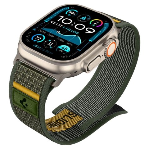 Pasek Spigen Athlex Air na Apple Watch 44 / 45 / 46 / 49 mm - zielony
