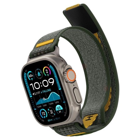 Pasek Spigen Athlex Air na Apple Watch 44 / 45 / 46 / 49 mm - zielony