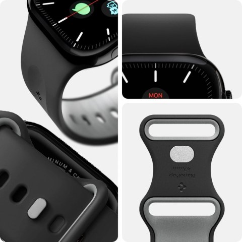 Pasek Spigen Nano Pop na Apple Watch 40 / 41 / 42 mm - czarno-szary Pasek Spigen Nano Pop na Apple Watch 40 / 41 / 42 mm - czarno-szary
