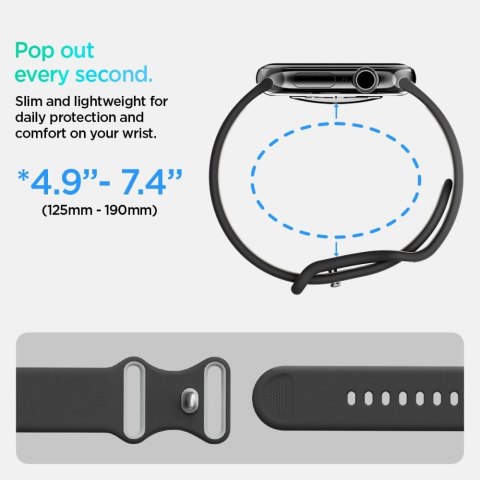 Pasek Spigen Nano Pop na Apple Watch 40 / 41 / 42 mm - czarno-szary Pasek Spigen Nano Pop na Apple Watch 40 / 41 / 42 mm - czarno-szary