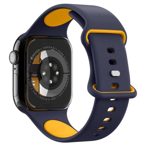 Pasek Spigen Nano Pop na Apple Watch 40 / 41 / 42 mm - granatowo-pomarańczowy Pasek Spigen Nano Pop na Apple Watch 40 / 41 / 42 mm - granatowo-pomarańczowy