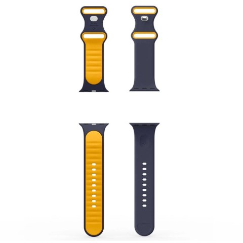 Pasek Spigen Nano Pop na Apple Watch 40 / 41 / 42 mm - granatowo-pomarańczowy Pasek Spigen Nano Pop na Apple Watch 40 / 41 / 42 mm - granatowo-pomarańczowy