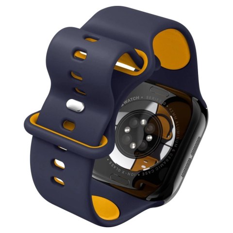 Pasek Spigen Nano Pop na Apple Watch 40 / 41 / 42 mm - granatowo-pomarańczowy Pasek Spigen Nano Pop na Apple Watch 40 / 41 / 42 mm - granatowo-pomarańczowy
