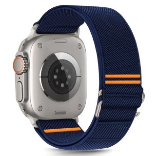 Pasek Tech-Protect Nylon Slip na Apple Watch 44 / 45 / 46 / 49 mm - granatowy