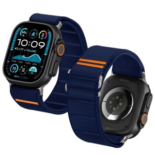 Pasek Tech-Protect Nylon Slip na Apple Watch 44 / 45 / 46 / 49 mm - granatowy