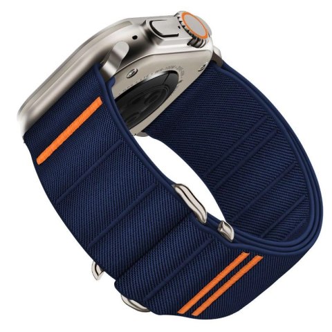 Pasek Tech-Protect Nylon Slip na Apple Watch 44 / 45 / 46 / 49 mm - granatowy