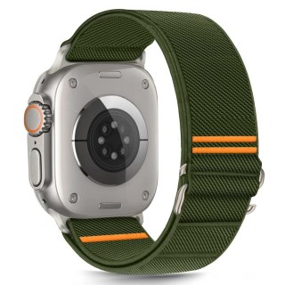 Pasek Tech-Protect Nylon Slip na Apple Watch 44 / 45 / 46 / 49 mm - zielony