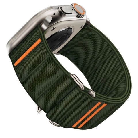 Pasek Tech-Protect Nylon Slip na Apple Watch 44 / 45 / 46 / 49 mm - zielony