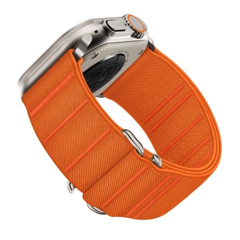 Pasek Tech-Protect Nylon na Apple Watch 44 / 45 / 46 / 49 mm - pomarańczowy