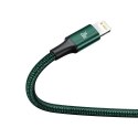 BASEUS kabel 3w1 Typ C do Micro USB / Lightning / Typ C PD 20W CAMLT-SC06 1,5 m zielony