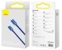 BASEUS kabel Typ C do Typ C PD 100W Crystal Shine CAJY000603 1,2 m niebieski