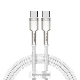 BASEUS kabel Typ C do Typ C PD 5A 100W Cafule CATJK-C02 1 m biały
