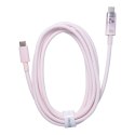 BASEUS kabel Typ C do Typ C PD 6A 100W Explorer P10319703411-01 / CB000043 2 m różowy