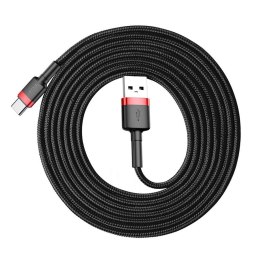 BASEUS kabel USB A do Typ C 1,5A Cafule CATKLF-C91 2 m czerwony