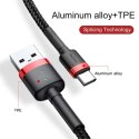BASEUS kabel USB A do Typ C 1,5A Cafule CATKLF-U09 3 m czarno czerwony