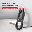 BASEUS kabel USB A do Typ C 1,5A Cafule CATKLF-U09 3 m czarno czerwony