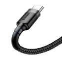 BASEUS kabel USB A do Typ C 1,5A Cafule CATKLF-UG1 3 m czarno szary
