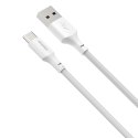 BASEUS kabel USB A do Typ C 2,4A Wisdom TZCATZJ-02 2 sztuki 1,5 m biały
