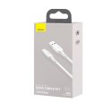 BASEUS kabel USB A do Typ C 2,4A Wisdom TZCATZJ-02 2 sztuki 1,5 m biały
