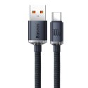 BASEUS kabel USB A do Typ C PD 100W Crystal Shine CAJY000401 1,2 m czarny