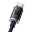 BASEUS kabel USB A do Typ C PD 100W Crystal Shine CAJY000401 1,2 m czarny