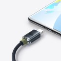 BASEUS kabel USB A do Typ C PD 100W Crystal Shine CAJY000401 1,2 m czarny