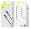 BASEUS kabel USB A do Typ C PD 100W Crystal Shine CAJY000401 1,2 m czarny