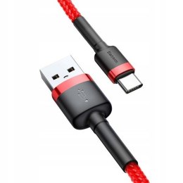 BASEUS kabel USB A do Typ C QC3.0 3A Cafule CATKLF-B09 0,5 m czerwony