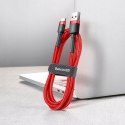 BASEUS kabel USB A do Typ C QC3.0 3A Cafule CATKLF-B09 0,5 m czerwony