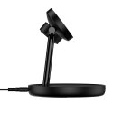 BASEUS ładowarka indukcyjna 3w1 kompatybilna z MagSafe 15W WXTE000101 czarna BASEUS ładowarka indukcyjna 3w1 kompatybilna z MagSafe 15W WXTE000101 czarna