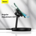 BASEUS ładowarka indukcyjna 3w1 kompatybilna z MagSafe 15W WXTE000101 czarna BASEUS ładowarka indukcyjna 3w1 kompatybilna z MagSafe 15W WXTE000101 czarna