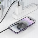 HOCO ładowarka indukcyjna z chowanym kablem Typ C kompatybilna z MagSafe i APPLE Watch 15W CQ18 szara HOCO ładowarka indukcyjna z chowanym kablem Typ C kompatybilna z MagSafe i APPLE Watch 15W CQ18 szara