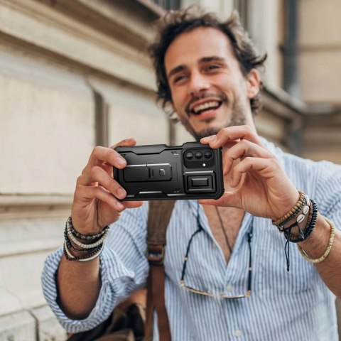 Etui Tech-Protect Kevlar Cam+ na Samsung Galaxy A26 5G - czarne Etui Tech-Protect Kevlar Cam+ na Samsung Galaxy A26 5G - czarne