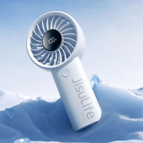 Mini wentylator Jisulife Handheld Fan Life4 5000mAh przenośny wiatraczek USB - szary