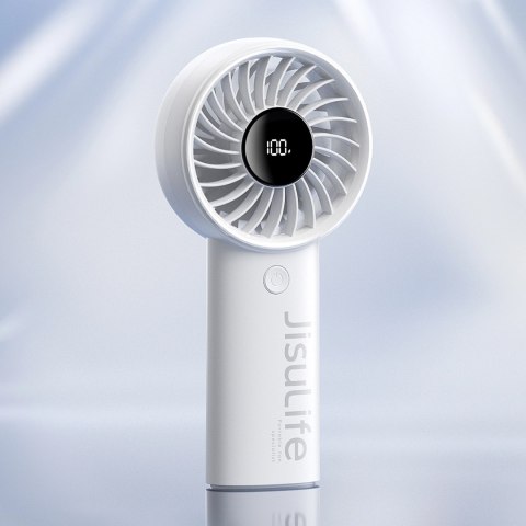Mini wentylator Jisulife Handheld Fan Life4 5000mAh przenośny wiatraczek USB - szary