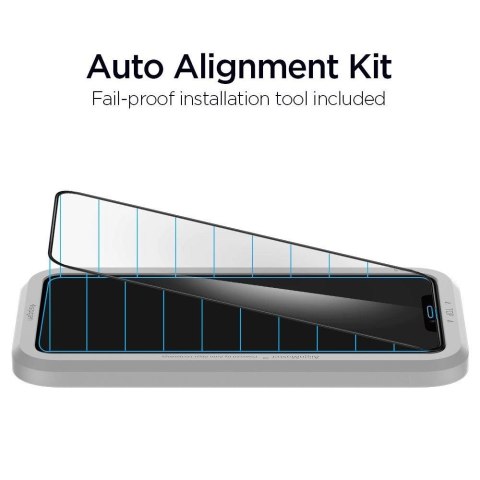 Szkło hartowane Spigen ALM Glass FC na iPhone 11 / XR - czarne Szkło hartowane Spigen ALM Glass FC na iPhone 11 / XR - czarne