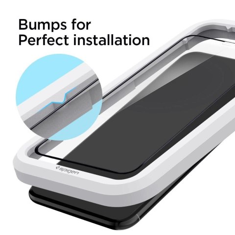 Szkło hartowane Spigen ALM Glass FC na iPhone 11 / XR - czarne Szkło hartowane Spigen ALM Glass FC na iPhone 11 / XR - czarne