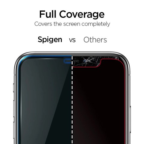 Szkło hartowane Spigen ALM Glass FC na iPhone 11 / XR - czarne Szkło hartowane Spigen ALM Glass FC na iPhone 11 / XR - czarne