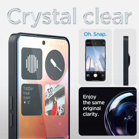 Szkło hartowane Spigen Glas.tR EZ Fit na Nothing Phone 3A / 3A Pro - przezroczyste