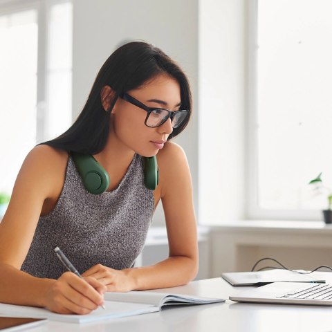 Wentylator Jisulife Neck Fan Life3 na kark, szyję, wiatrak przenośny USB - zielony Wentylator Jisulife Neck Fan Life3 na kark, szyję, wiatrak przenośny USB - zielony