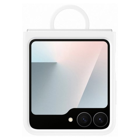 Etui Samsung Silicone Case na Samsung Galaxy Z Flip7 FE - białe Etui Samsung Silicone Case na Samsung Galaxy Z Flip7 FE - białe