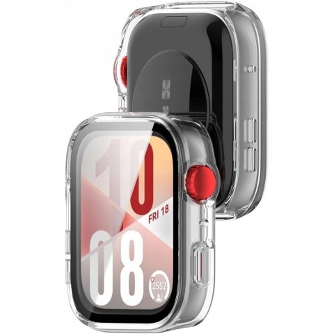 Etui Tech-Protect Defense na Huawei Watch Fit 4 - przezroczyste Etui Tech-Protect Defense na Huawei Watch Fit 4 - przezroczyste