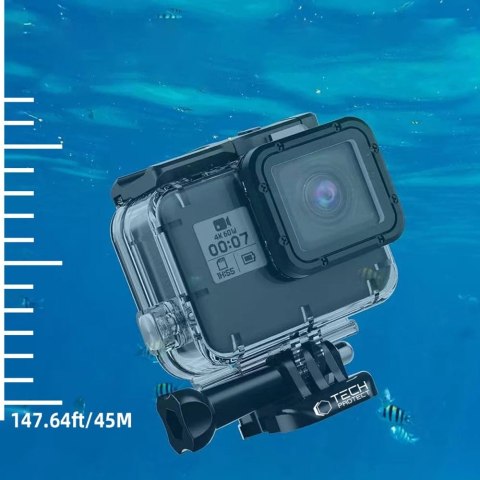 Etui Tech-Protect GA200 wodoodporne do GoPro Hero 5 / 6 / 7 - przezroczyste Etui Tech-Protect GA200 wodoodporne do GoPro Hero 5 / 6 / 7 - przezroczyste