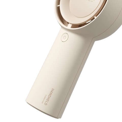 Mini wentylator Jisulife Handheld Fan Life5 Plus 4000 mAh przenośny wiatraczek USB - beżowy Mini wentylator Jisulife Handheld Fan Life5 Plus 4000 mAh przenośny wiatraczek USB - beżowy